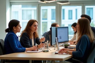 Team di Sistema Alberghiero Italiano in ufficio a Roma